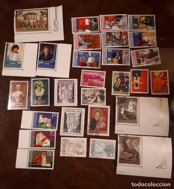 Sellos: LIECHTENSTEIN. Lote de sellos&deg; Y **. - Foto 1
