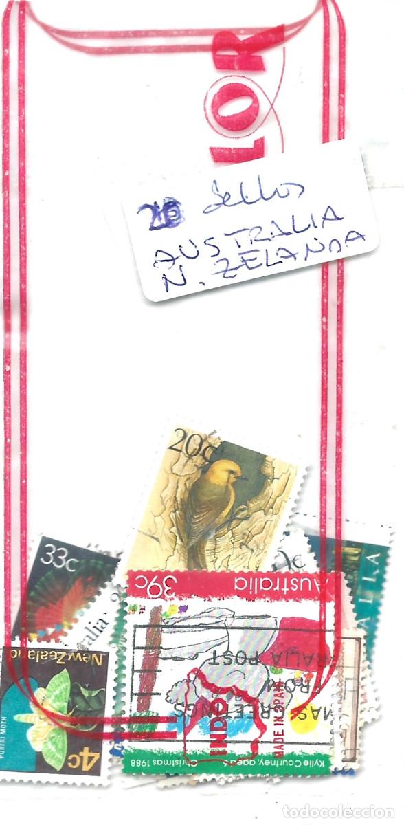 Sellos: 20 SELLOS DE AUSTRALIA Y N. ZELANDA - Foto 1