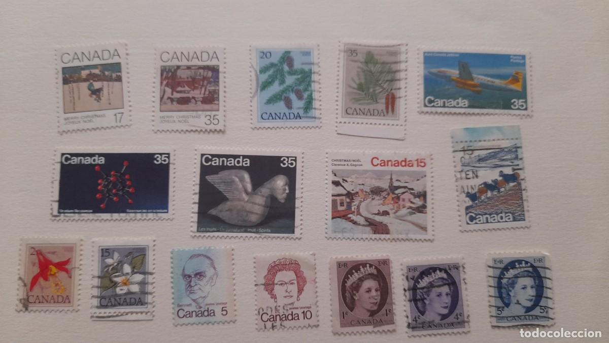 Sellos: LOTE DE SELLOS CANAD&Aacute; - Foto 1