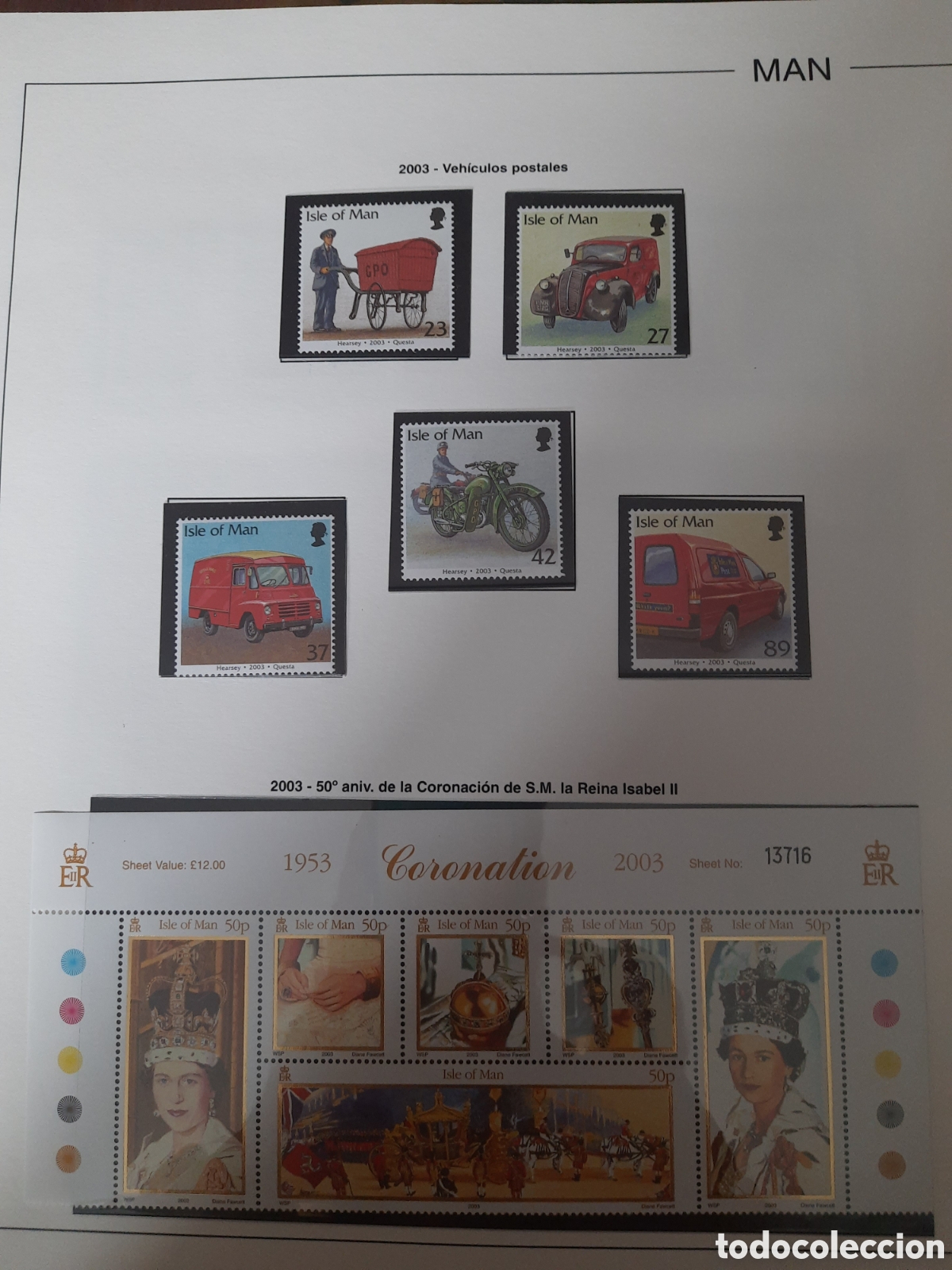 Sellos: Colecci&oacute;n de sellos ISLA DE MAN - Foto 7