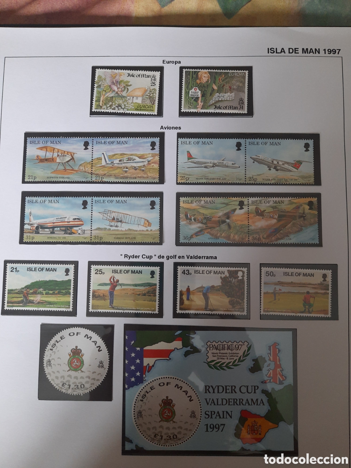 Sellos: Colecci&oacute;n de sellos ISLA DE MAN - Foto 11