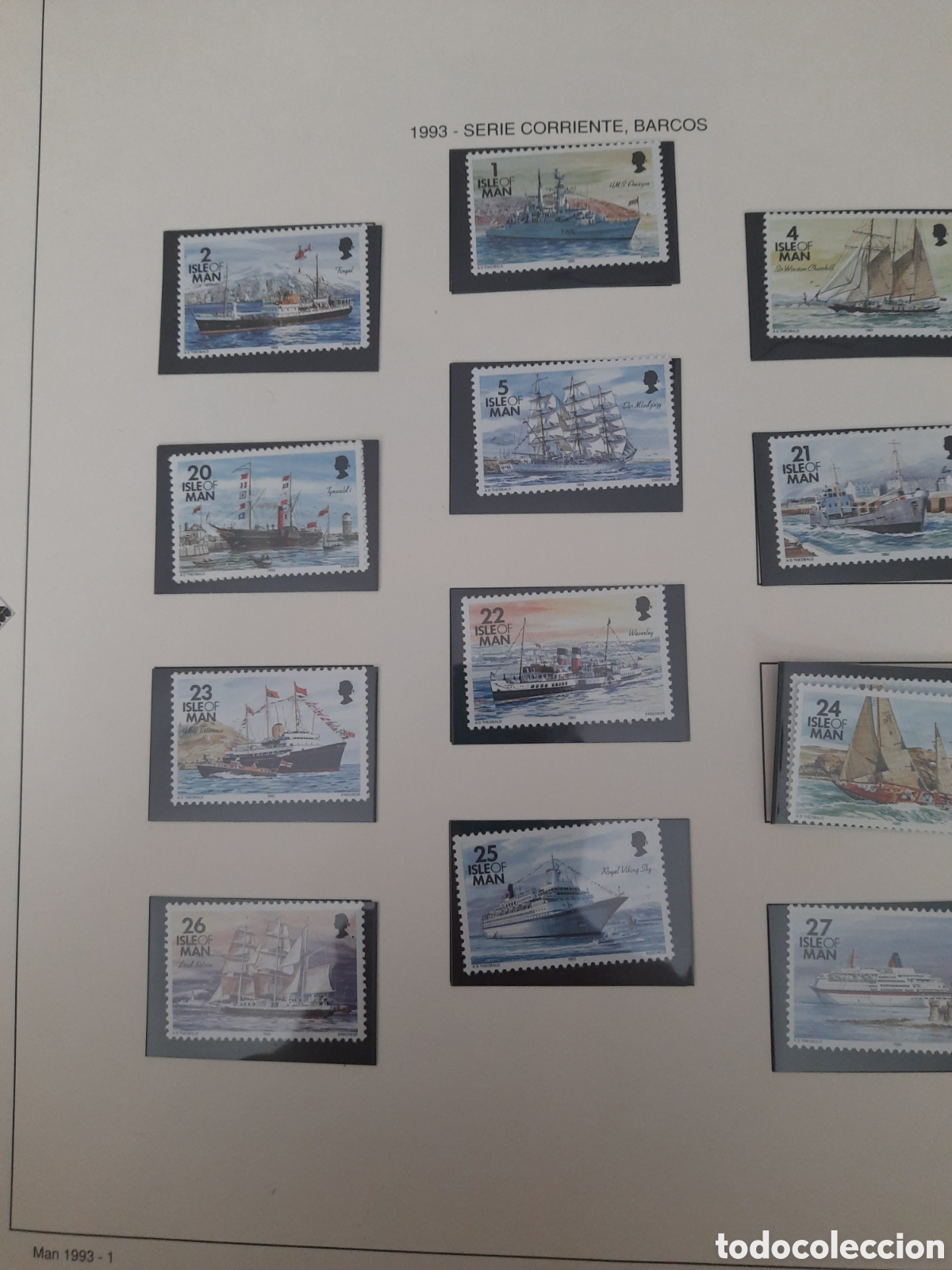 Sellos: Colecci&oacute;n de sellos ISLA DE MAN - Foto 18