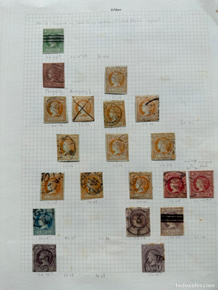 Sellos: COLECCION ESPA&Ntilde;A 1851-1874. - Foto 3