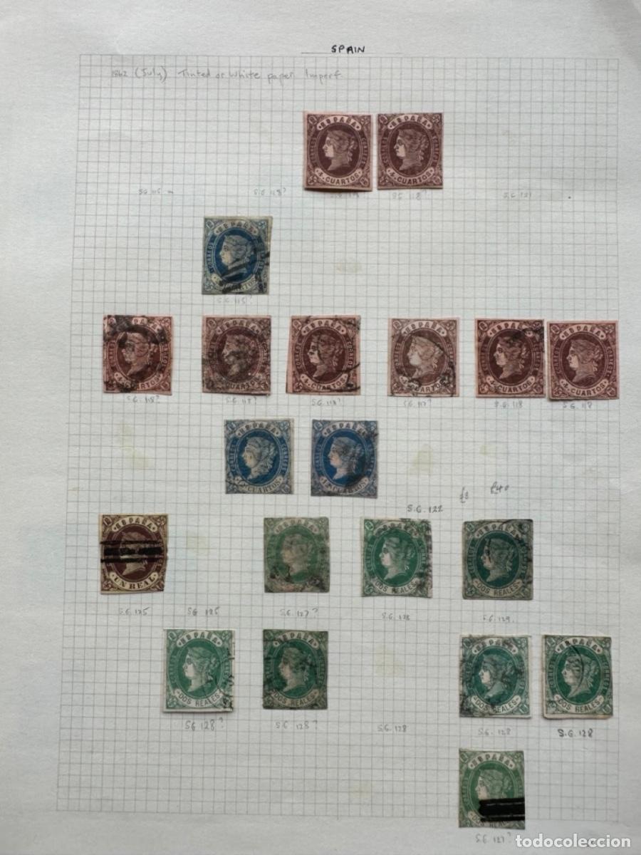 Sellos: COLECCION ESPA&Ntilde;A 1851-1874. - Foto 4