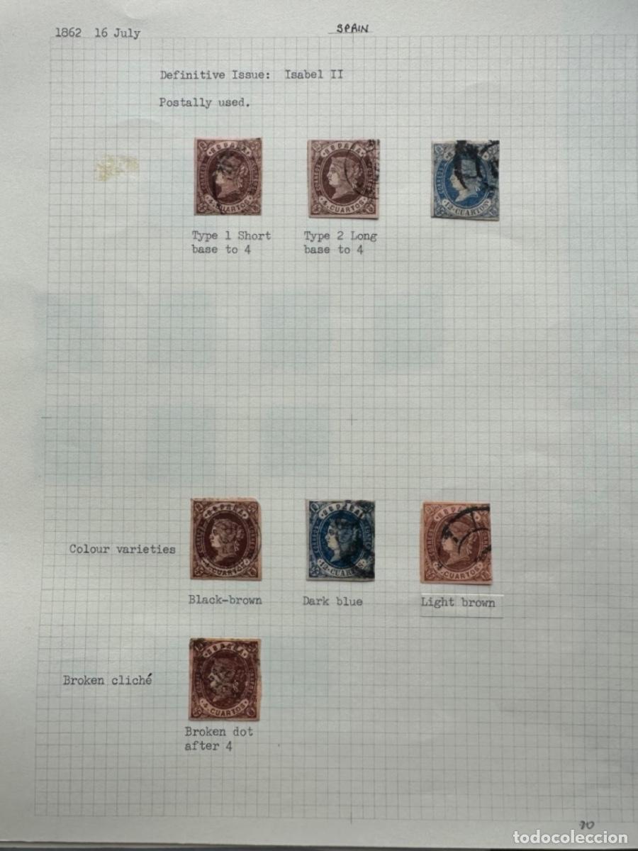 Sellos: COLECCION ESPA&Ntilde;A 1851-1874. - Foto 5