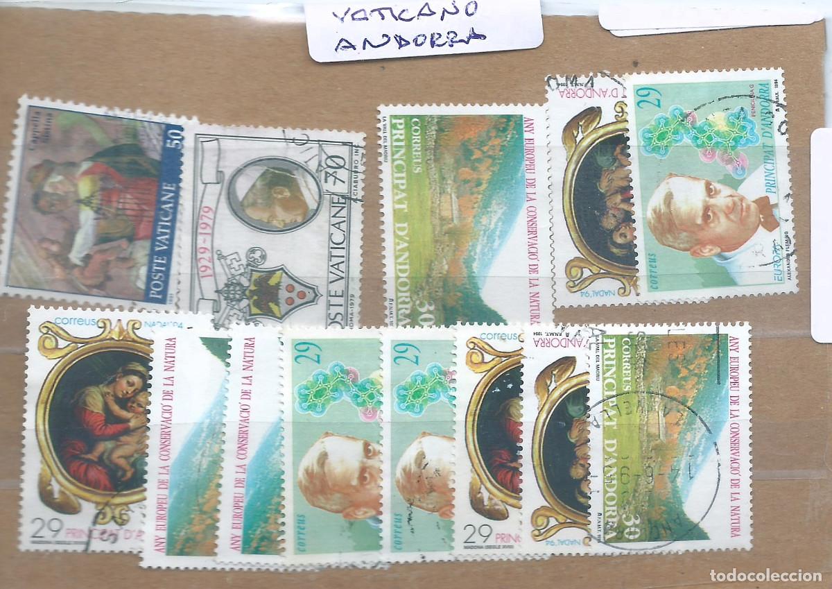 Sellos: sellos Vaticano - Andorra - Foto 1