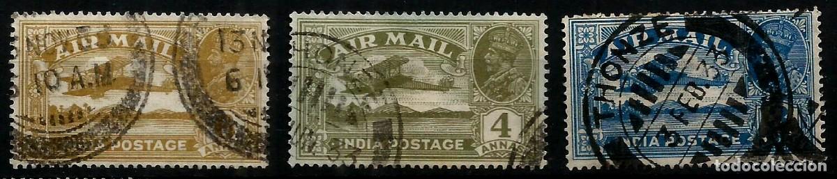 Sellos: INDIA - LOTE SELLOS A&Eacute;REOS - Foto 1