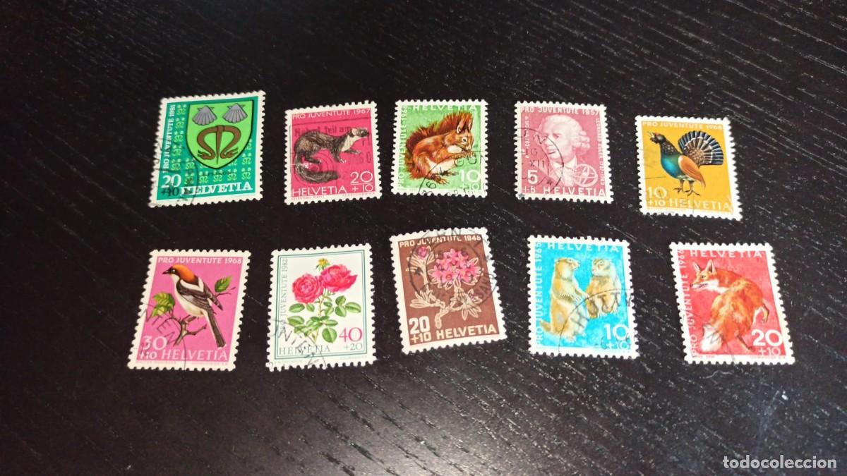 Sellos: Lote 6 de sellos Suiza - Foto 1
