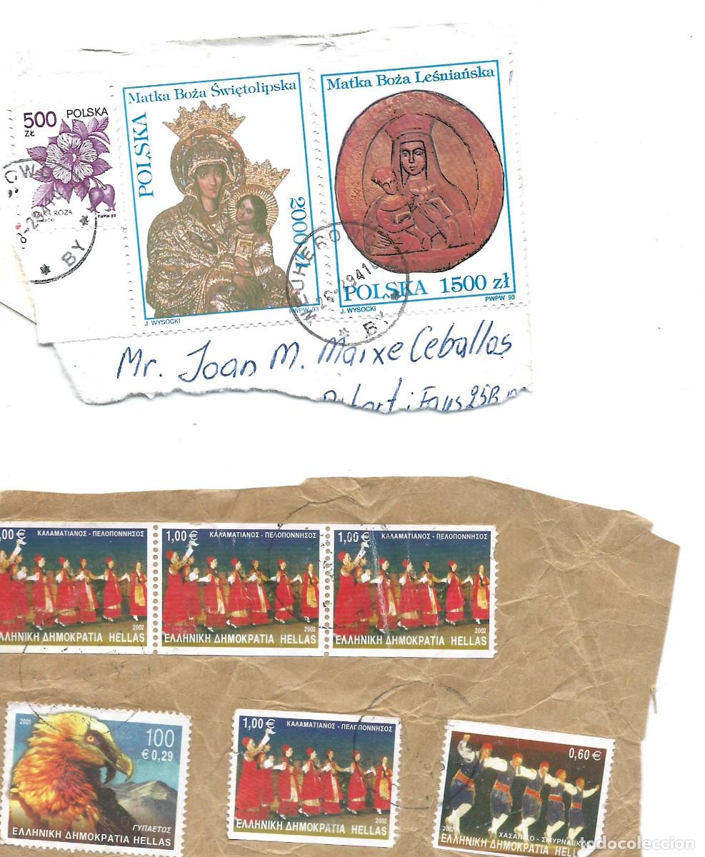 Sellos: FRANQUEO POLONIA Y GRECIA - Foto 1