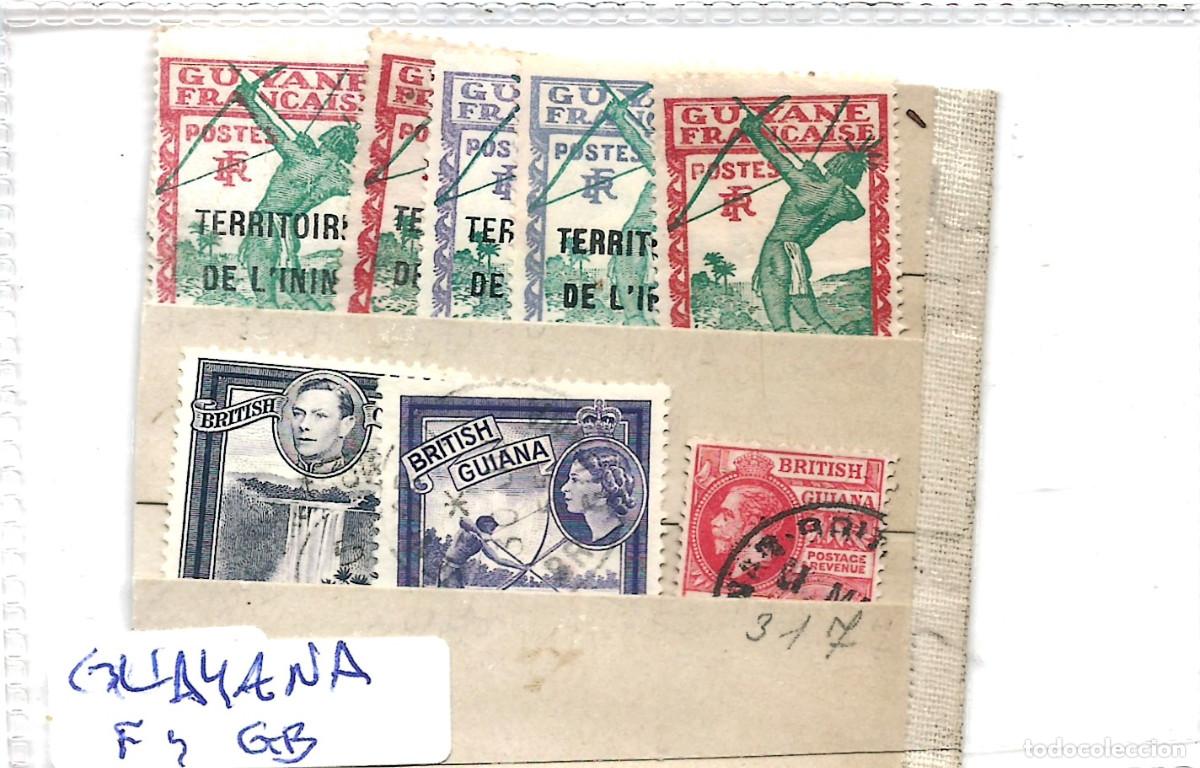 Sellos: GUAYANA FRANCESA E INGLESA - Foto 1