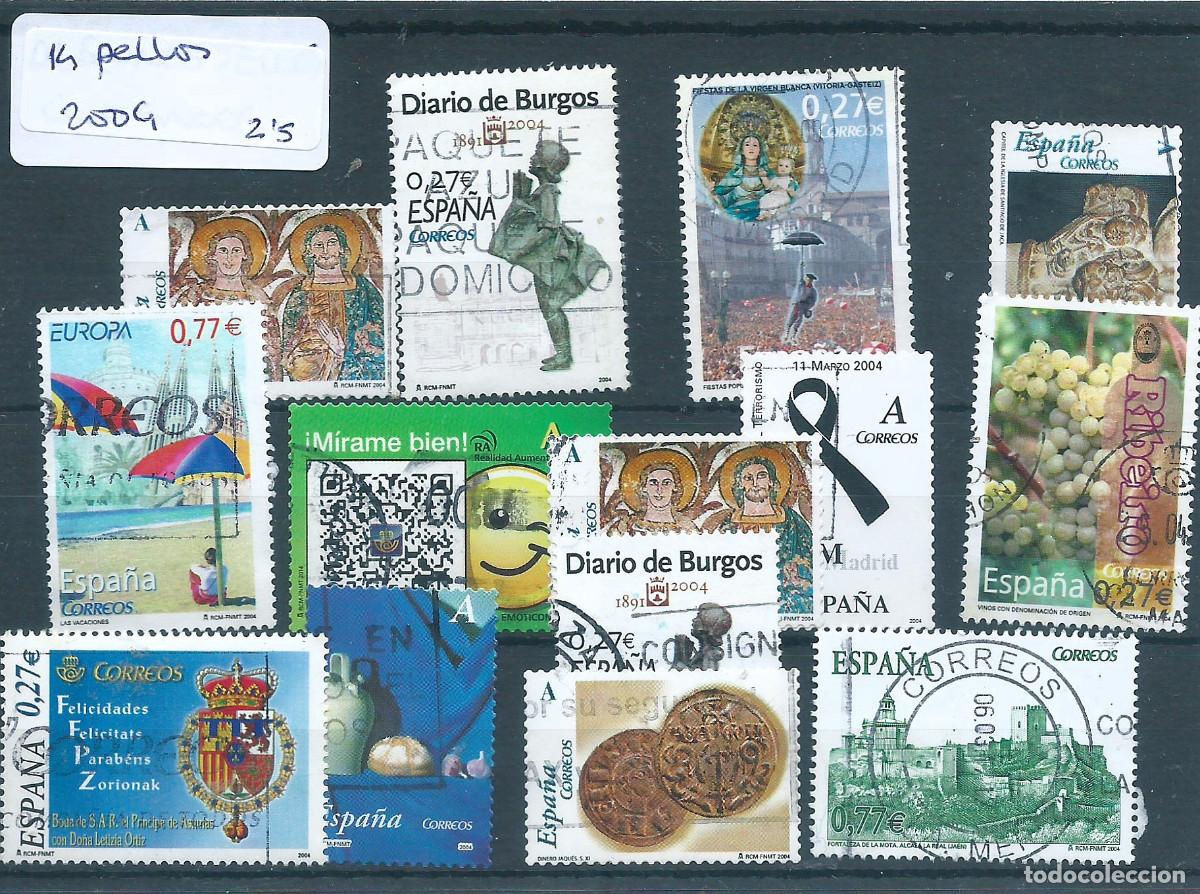 Sellos: 14 SELLOS ESPA&Ntilde;A 2004 - Foto 1
