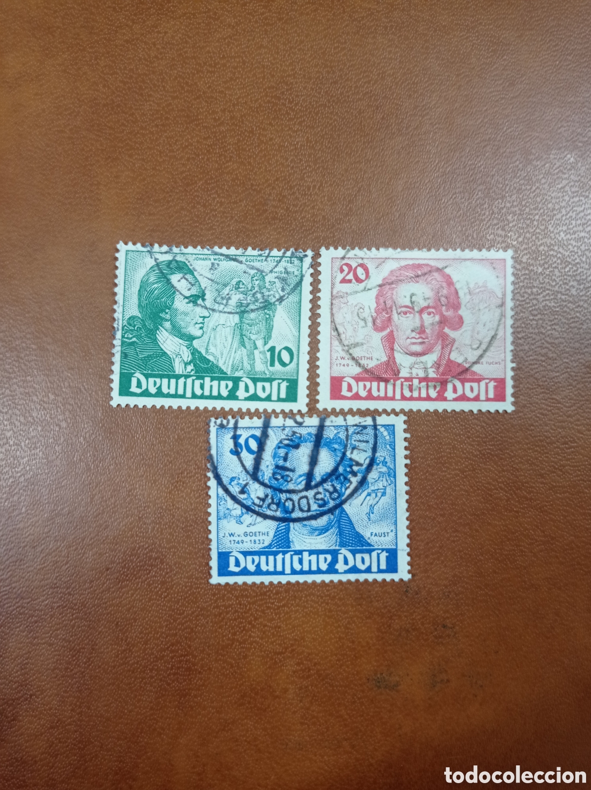 Sellos: Berl&iacute;n serie completa - Foto 1
