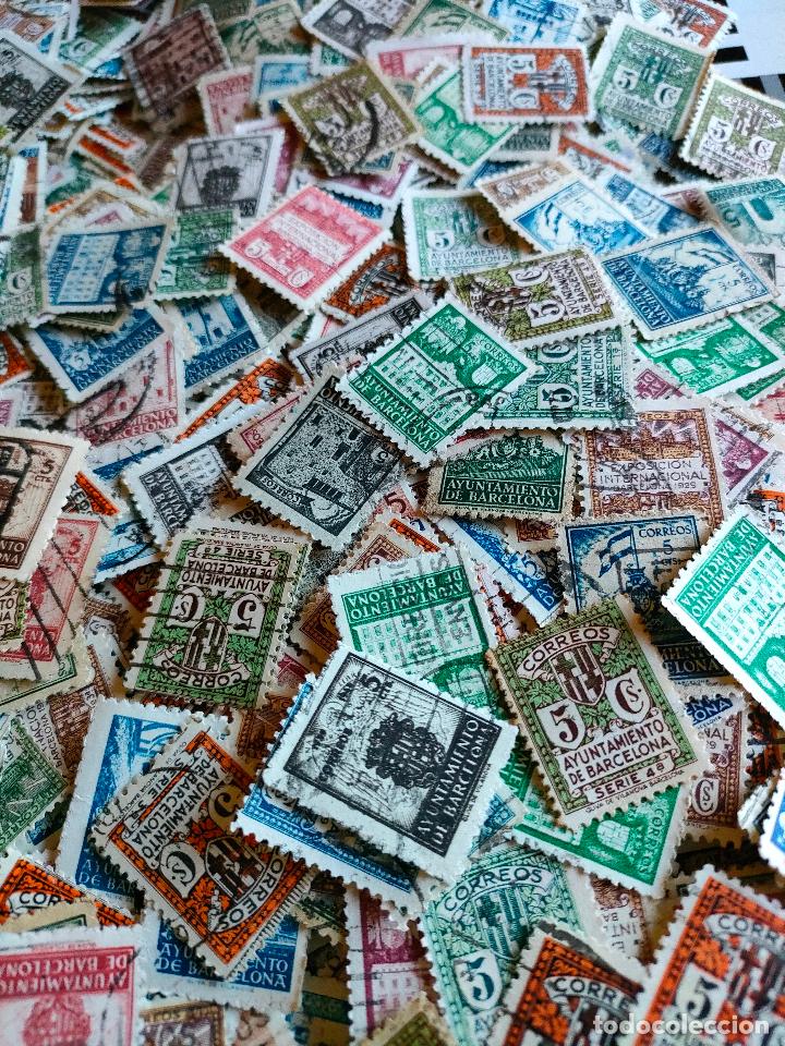 Sellos: LOTE DE 2000 SELLOS DE BARCELONA - Foto 3