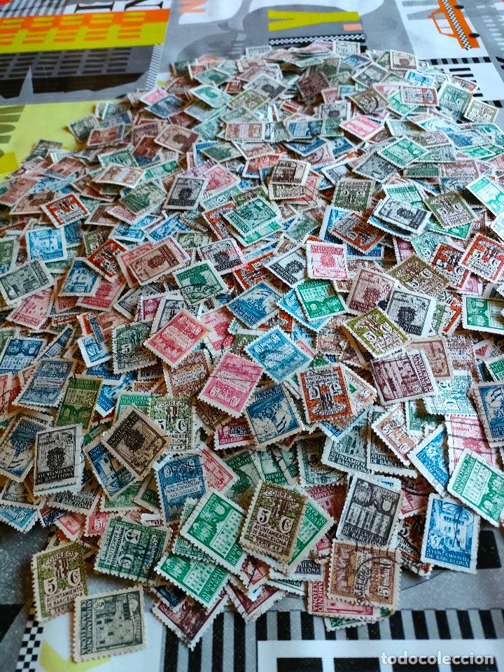 Sellos: LOTE DE 2000 SELLOS DE BARCELONA - Foto 1