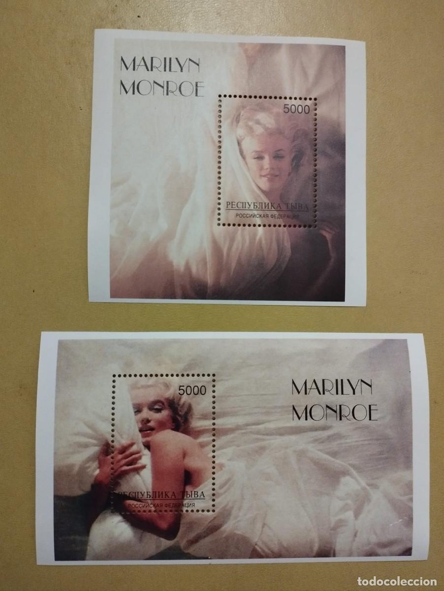 Sellos: 2 HOJAS BLOQUE MARILYN MONROE - Foto 1