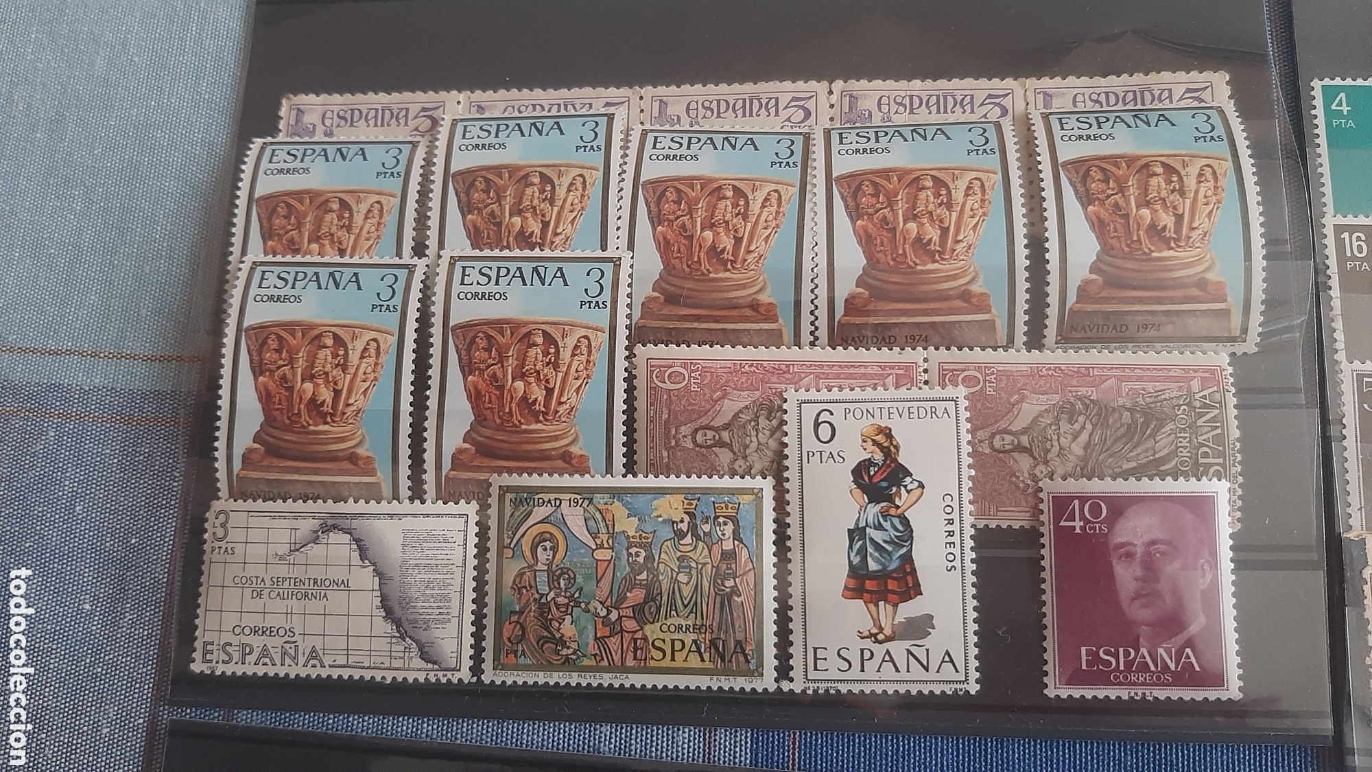 Sellos: (ESPA&Ntilde;A) LOTE DE SELLOS Y POSTALES - Foto 3