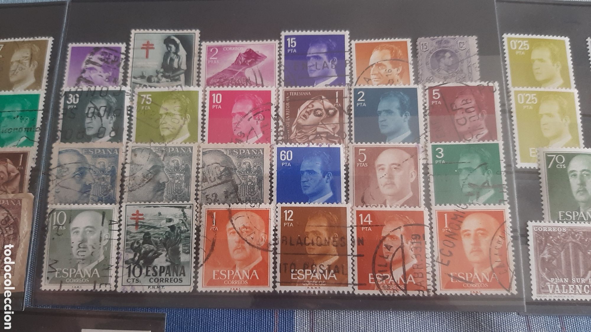 Sellos: (ESPA&Ntilde;A) LOTE DE SELLOS Y POSTALES - Foto 5