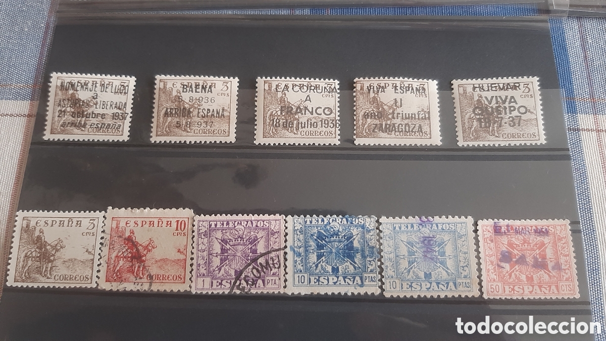 Sellos: (ESPA&Ntilde;A) LOTE DE SELLOS Y POSTALES - Foto 7