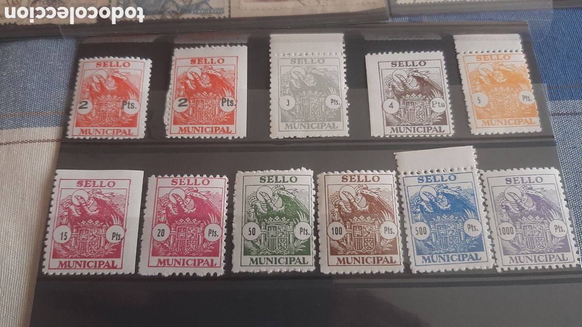 Sellos: (ESPA&Ntilde;A) LOTE DE SELLOS Y POSTALES - Foto 2
