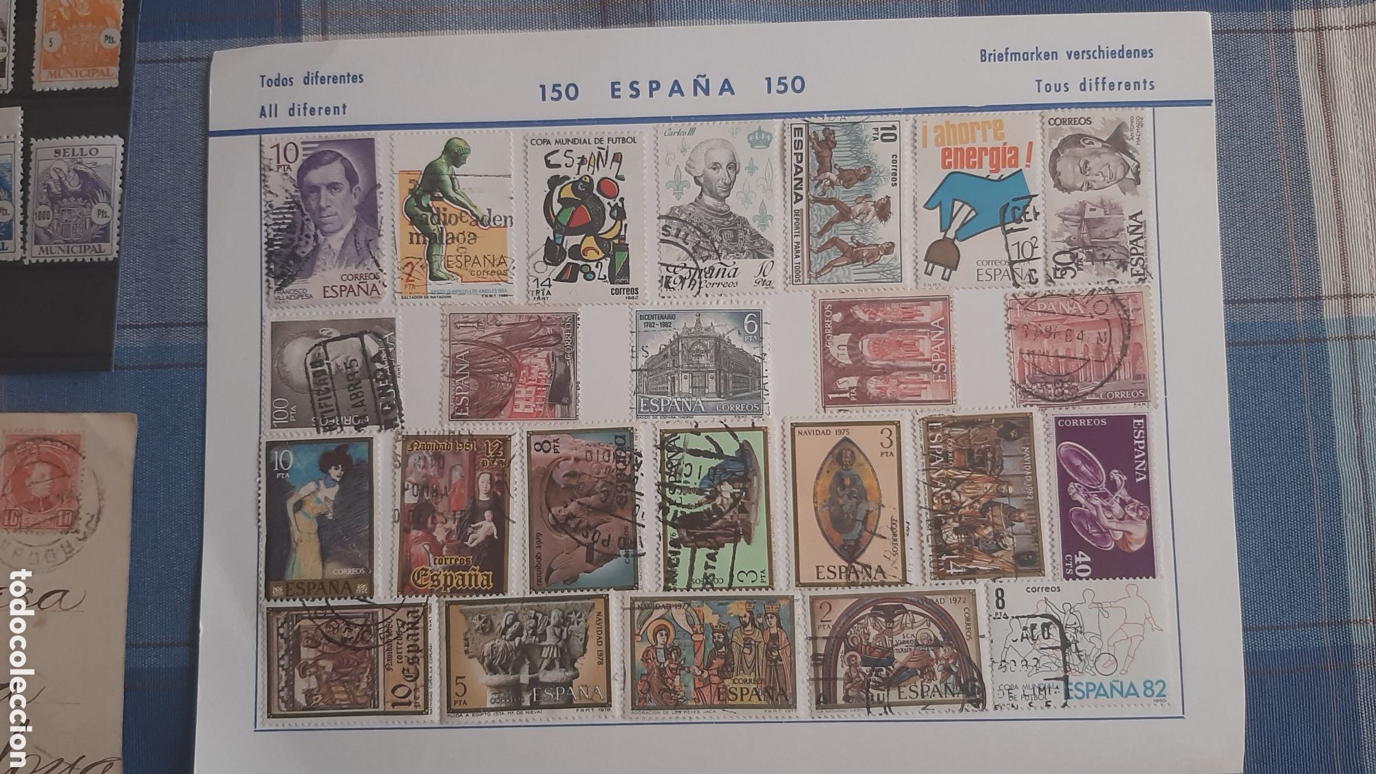 Sellos: (ESPA&Ntilde;A) LOTE DE SELLOS Y POSTALES - Foto 13