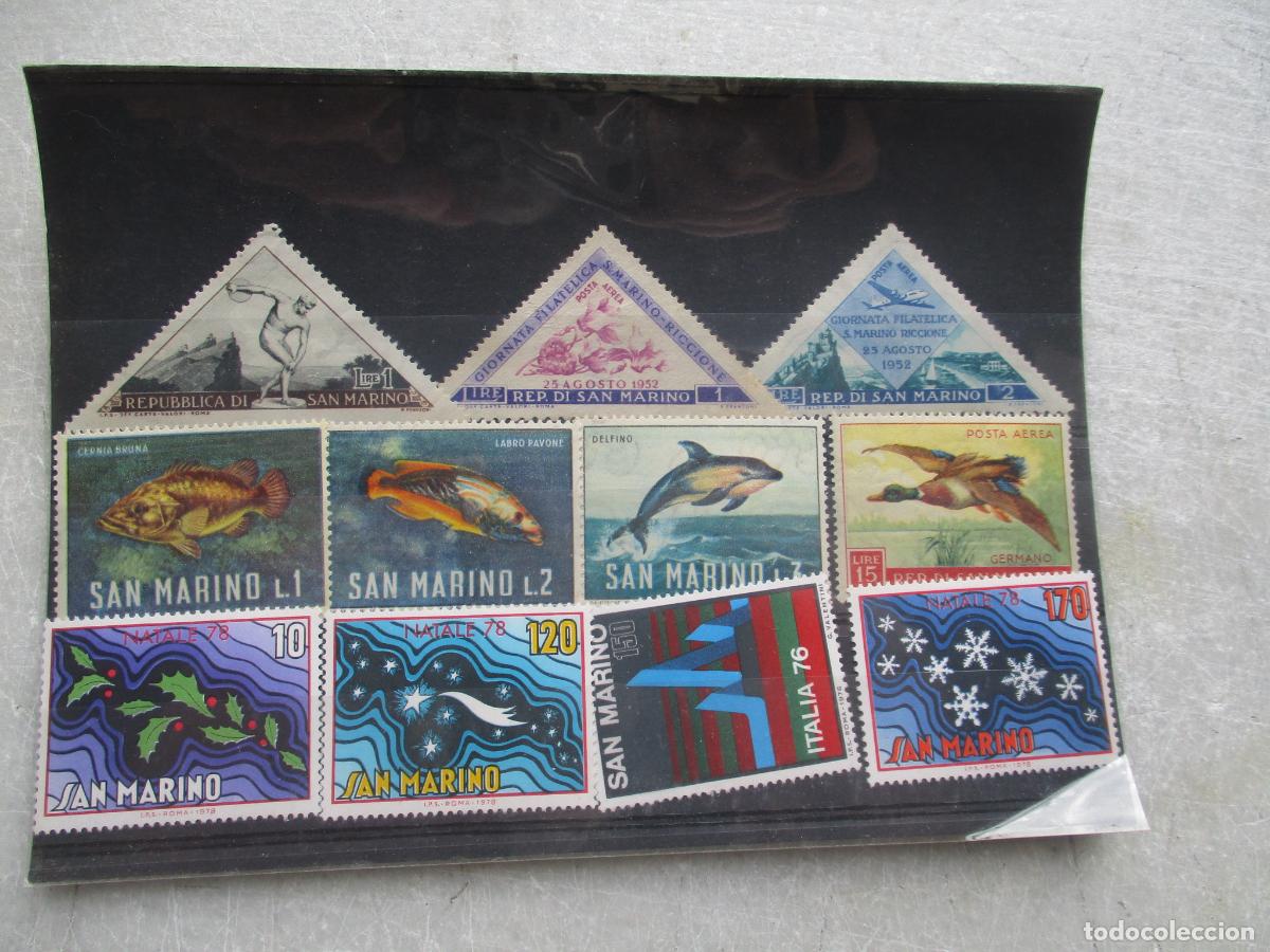 Sellos: 11 SELLOS DE: SAN MARINO - Foto 1