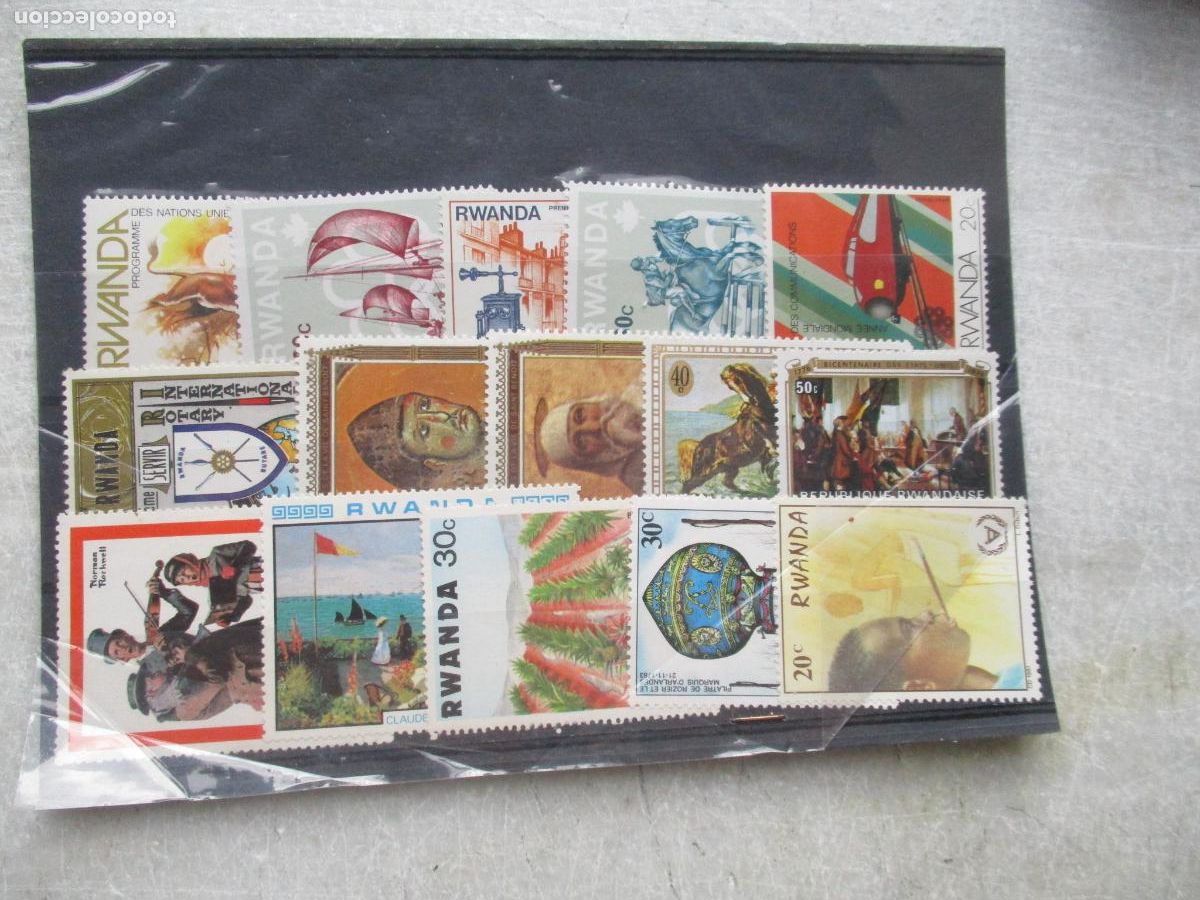 Sellos: 15 SELLOS DE: RWANDA - Foto 1