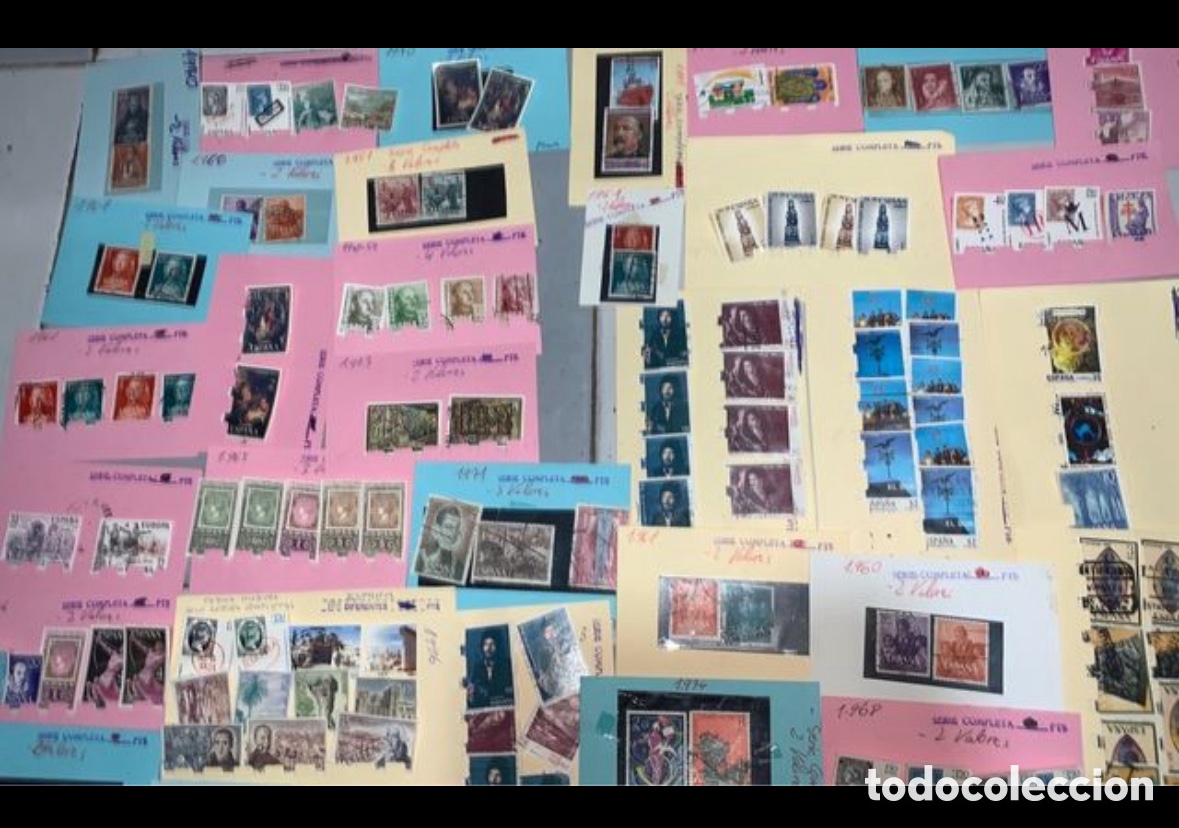 Sellos: Lote 500 sellos. Usado y sin usar - Foto 2