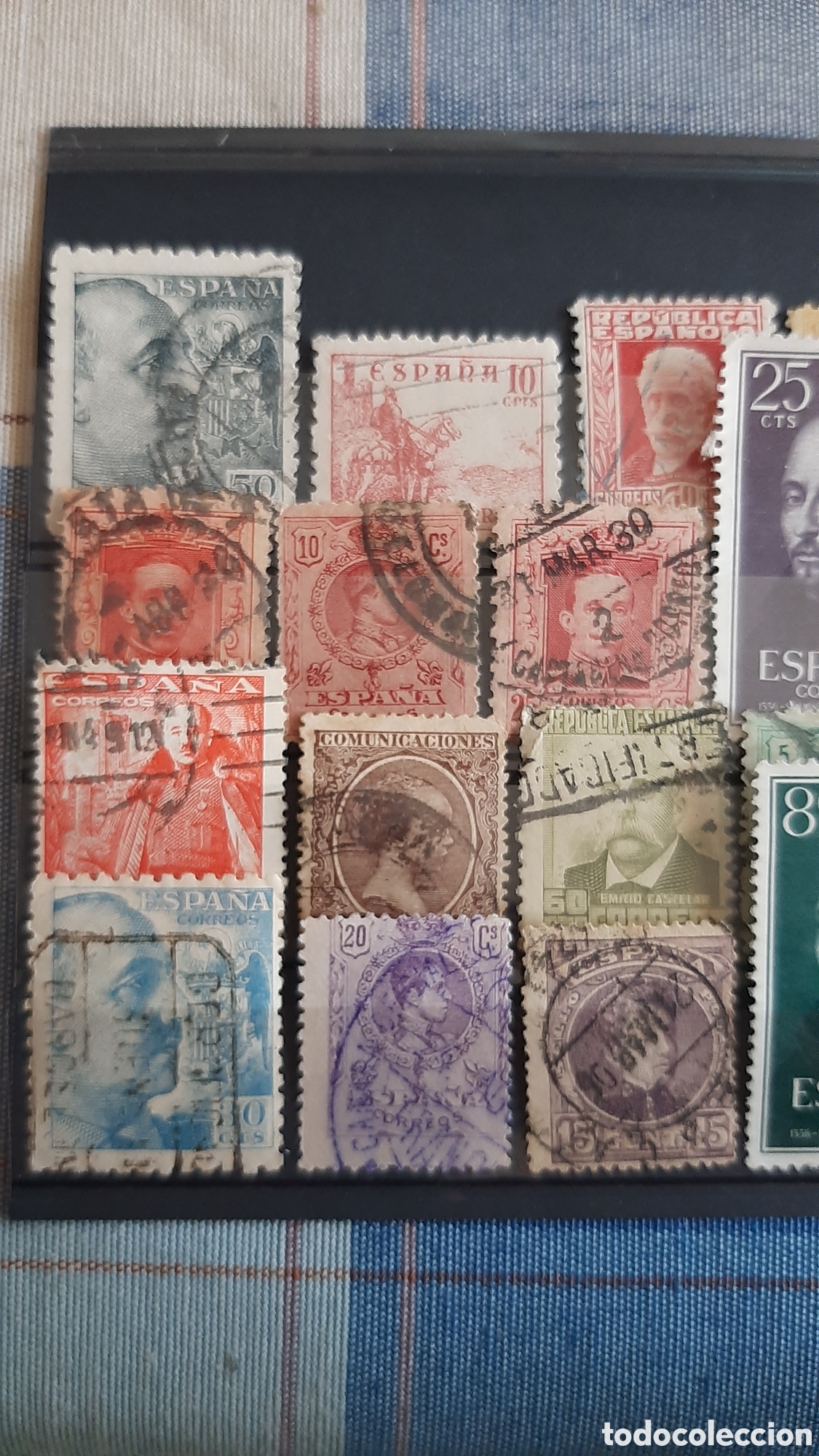 Sellos: (ESPA&Ntilde;A) LOTE DE SELLOS EN USADO - Foto 2