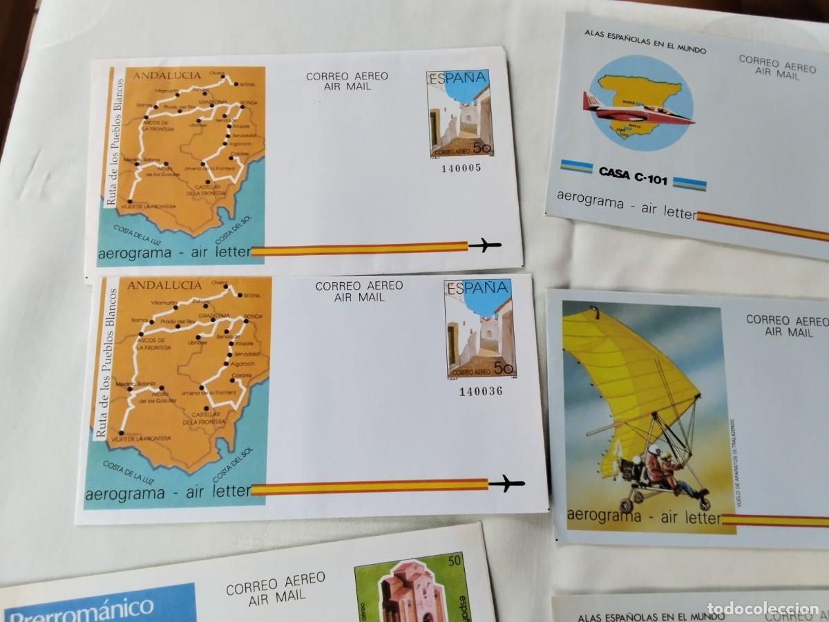 Sellos: LOTE DE 13 AEROGRAMAS DIFERENTES - Foto 4