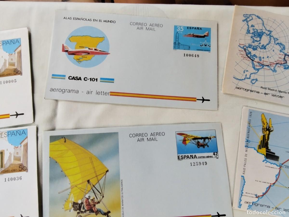 Sellos: LOTE DE 13 AEROGRAMAS DIFERENTES - Foto 5