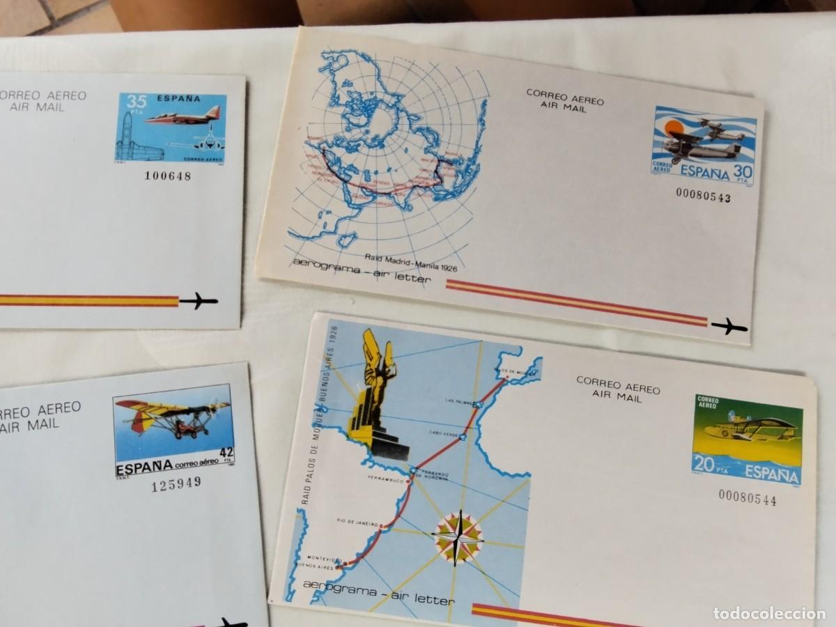 Sellos: LOTE DE 13 AEROGRAMAS DIFERENTES - Foto 6