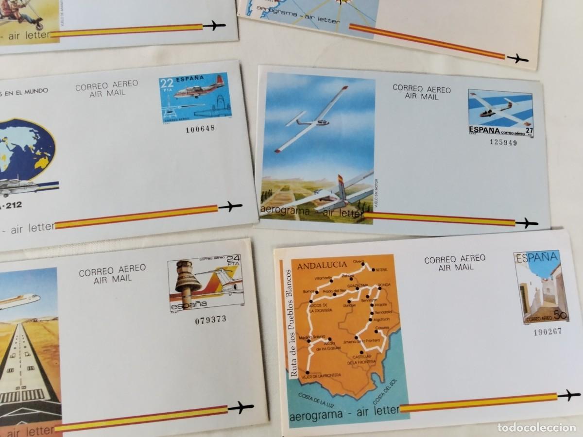 Sellos: LOTE DE 13 AEROGRAMAS DIFERENTES - Foto 7