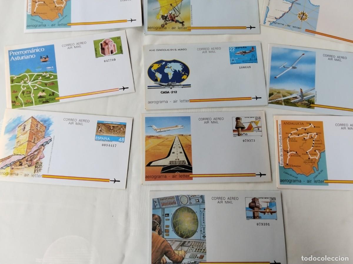 Sellos: LOTE DE 13 AEROGRAMAS DIFERENTES - Foto 11