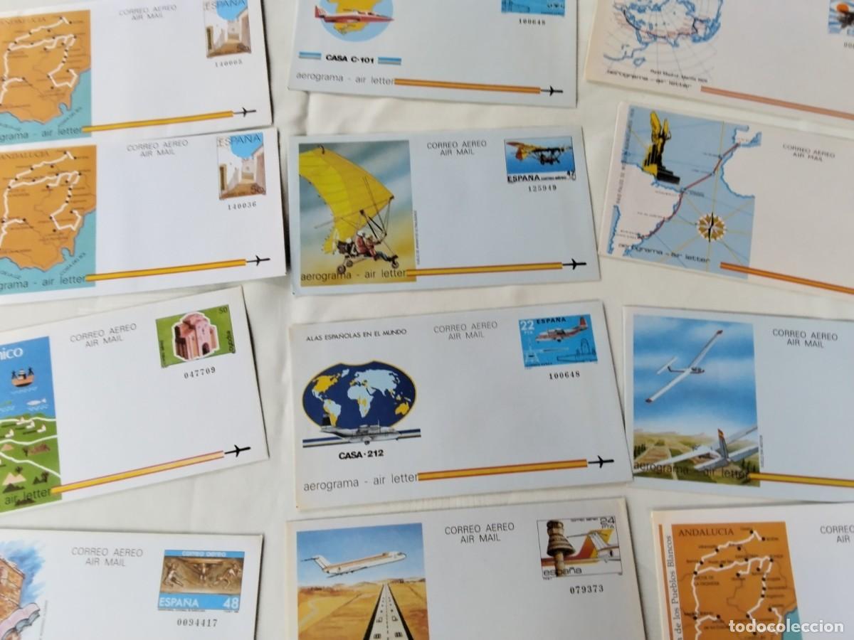 Sellos: LOTE DE 13 AEROGRAMAS DIFERENTES - Foto 12