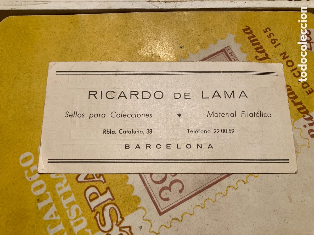 Sellos: Colecci&oacute;n de sellos y cat&aacute;logo de 1955 - Foto 7