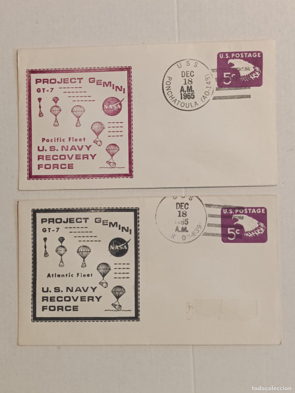 Sellos: PROYECTO G&Eacute;MINIS CARRERA DEL ESPACIO 1965-1966 - Foto 4