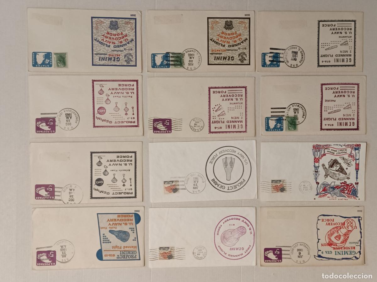 Sellos: PROYECTO G&Eacute;MINIS CARRERA DEL ESPACIO 1965-1966 - Foto 1