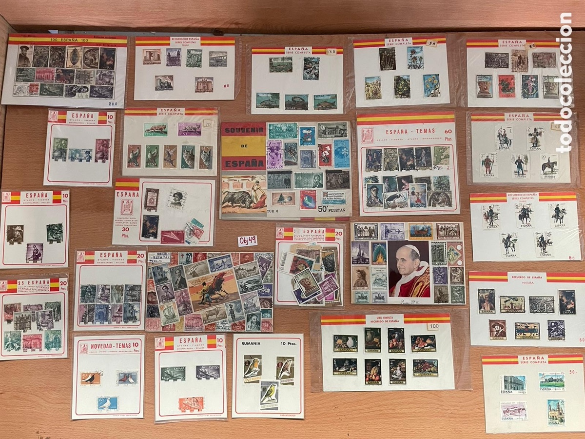 Sellos: Lote, de Sellos, de Espa&ntilde;a - Foto 2