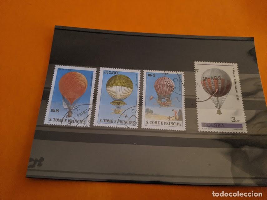 Sellos: COLECCI&Oacute;N SELLOS TEMA GLOBOS - Foto 1