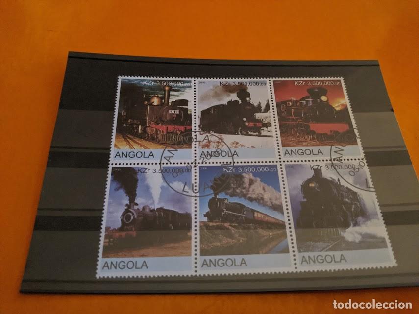 Sellos: COLECCI&Oacute;N SELLOS TEMA TRENES - Foto 1