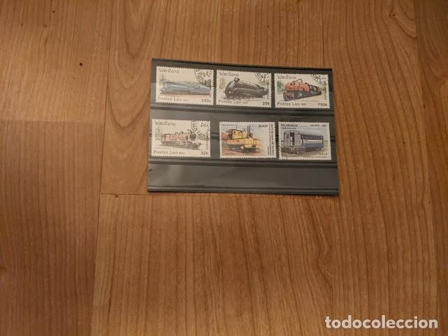 Sellos: COLECCI&Oacute;N SELLOS TEMA TRENES - Foto 1