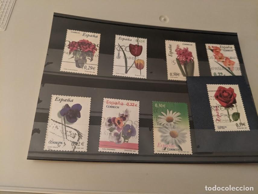 Sellos: COLECCI&Oacute;N SELLOS TEMA FLORES - Foto 1