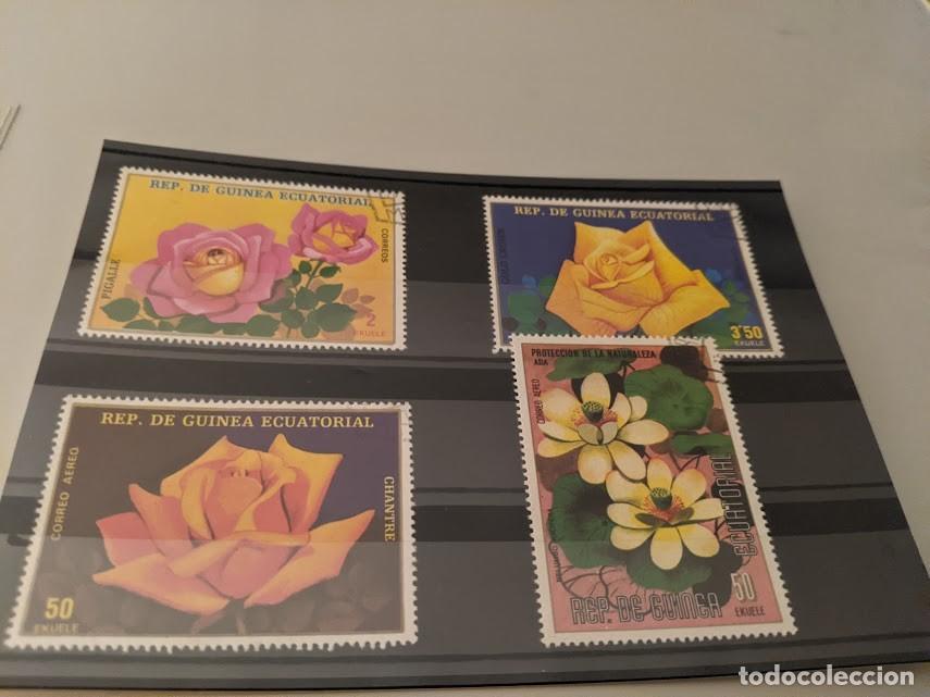 Sellos: COLECCI&Oacute;N SELLOS TEMA FLORES - Foto 1