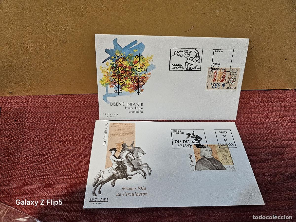 Sellos: 2 sobres con sellos coleccionable - Foto 1