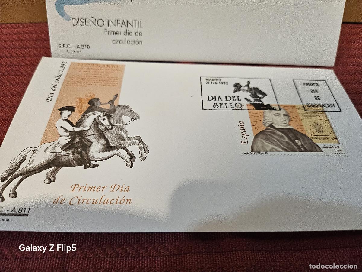 Sellos: 2 sobres con sellos coleccionable - Foto 3