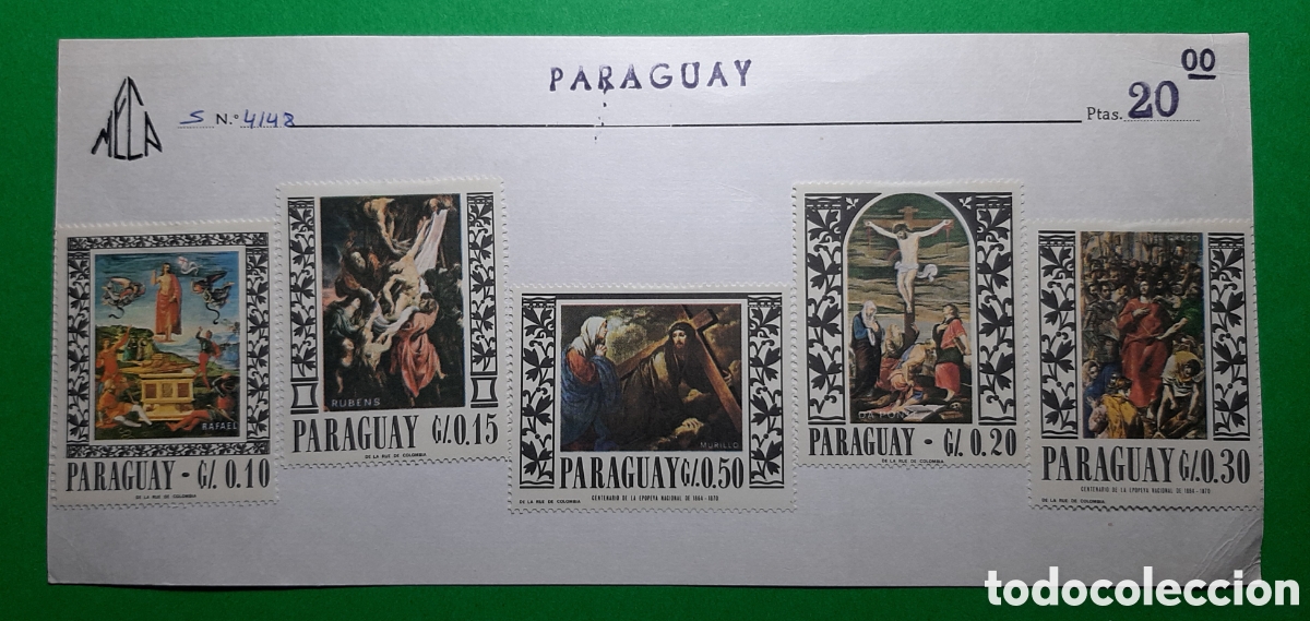 Sellos: (PARAGUAY) LOTE DE SELLOS EN CUARTILLA - Foto 1