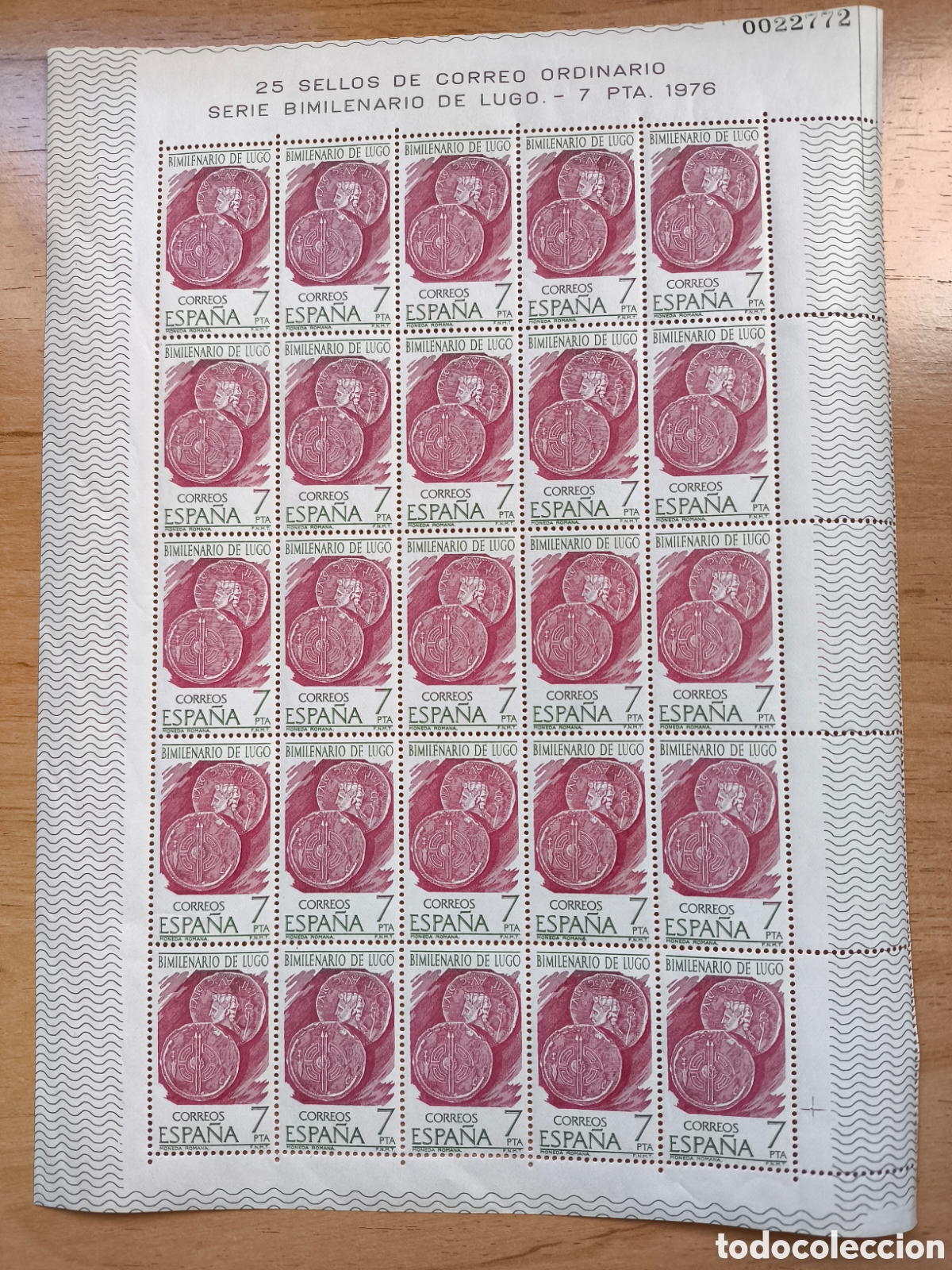 Sellos: Hojas Bimilenario de Lugo 1976 - Foto 3