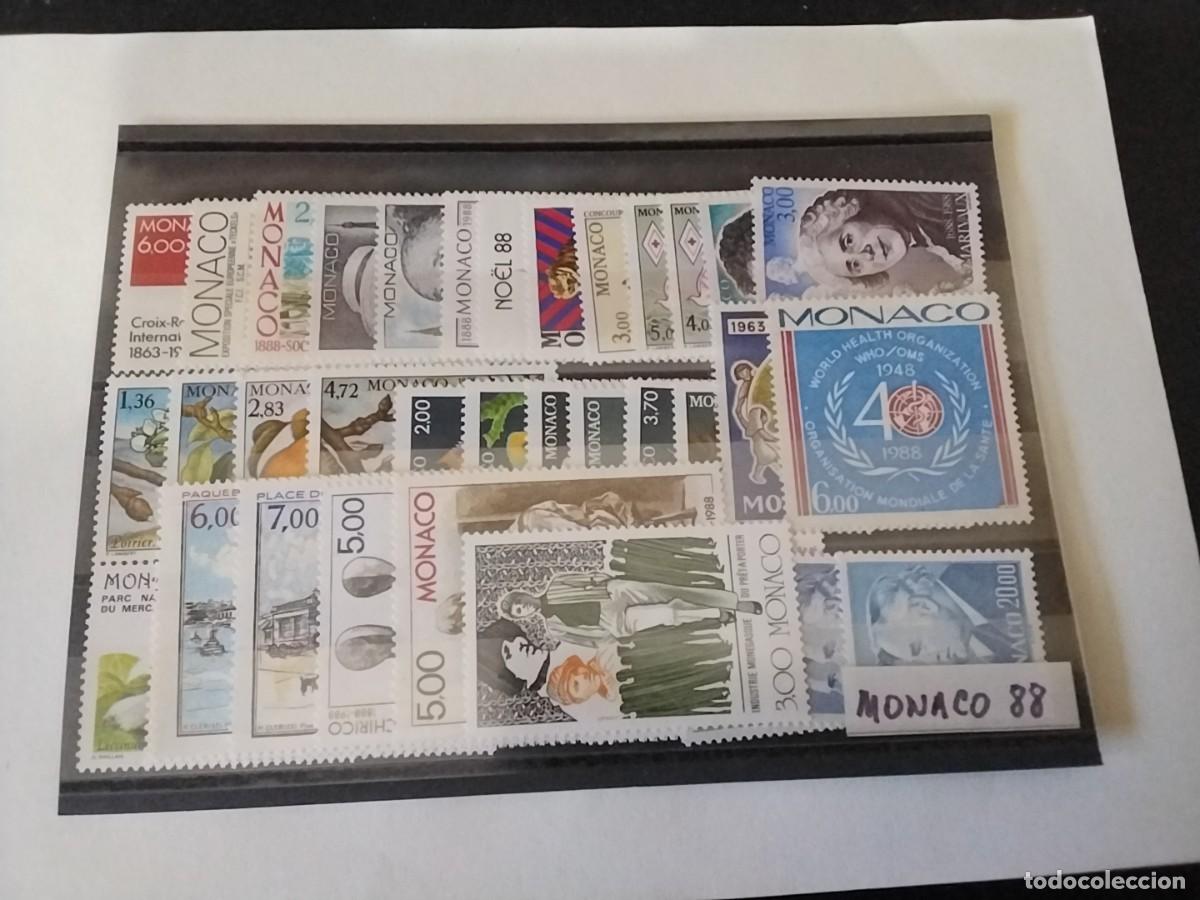 Sellos: Sellos M&oacute;naco 1988 nuevos - Foto 1