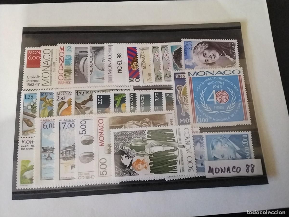 Sellos: Sellos M&oacute;naco 1988 nuevos - Foto 1
