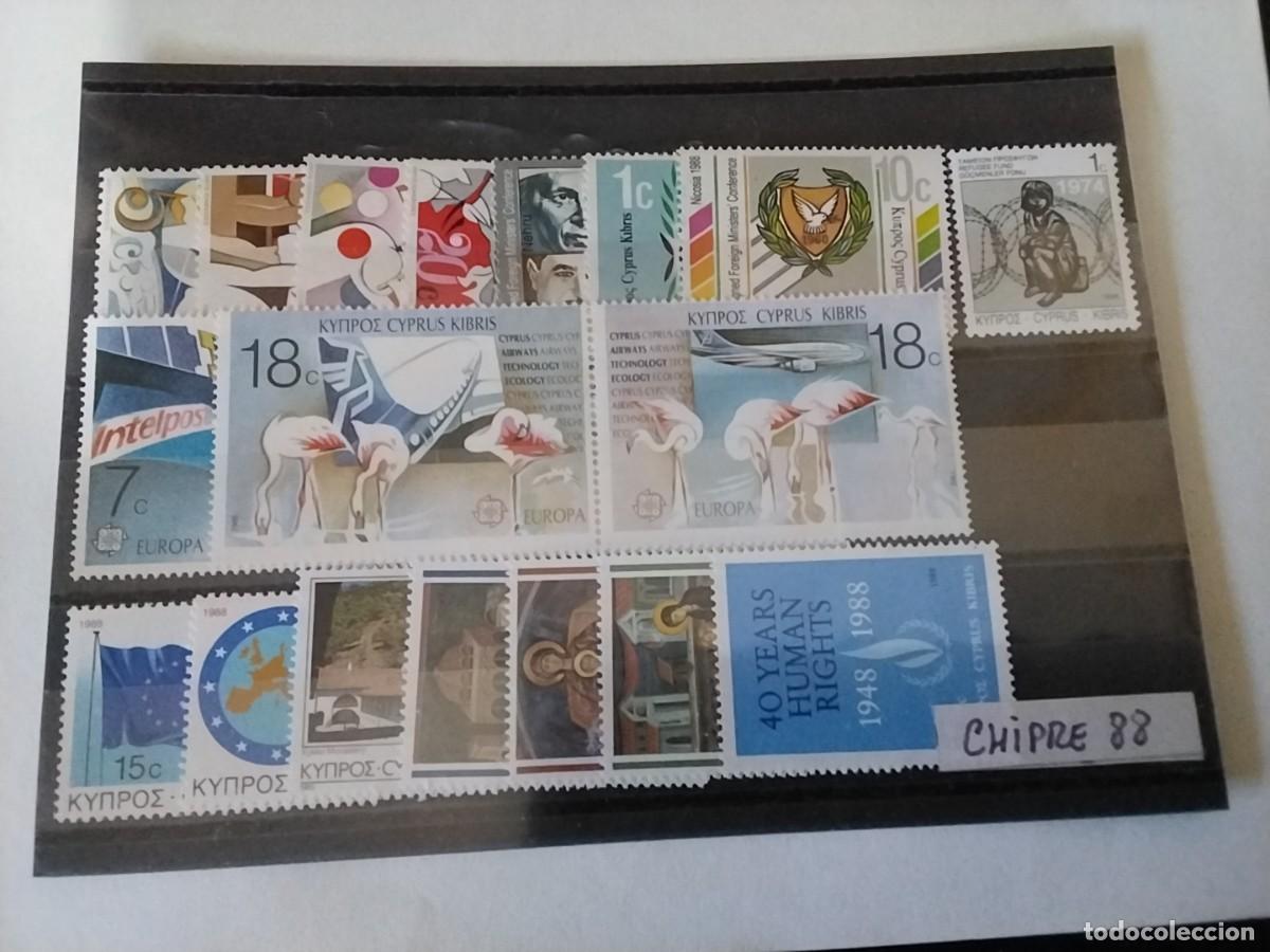 Sellos: Sellos Chipre 1988 nuevos - Foto 1
